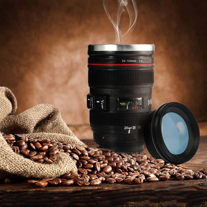 📸 Lens Coffee Mug – Capture the Perfect Brew ☕ | 10–30% OFF + FREE Cute Cup Holder 🐙🎁